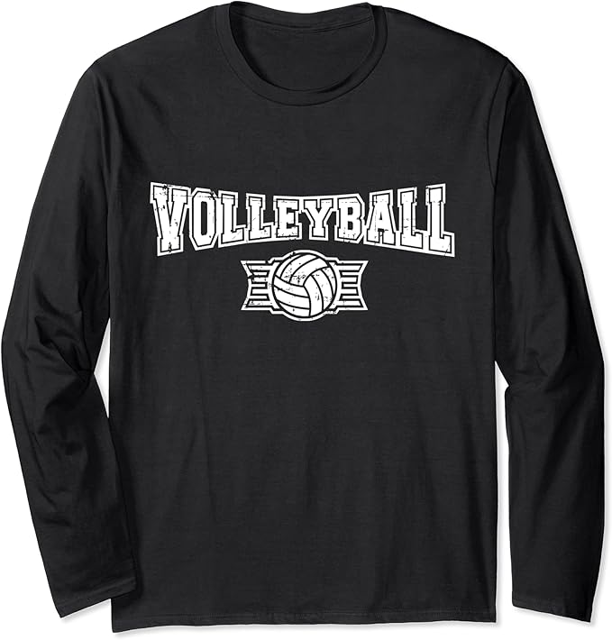 Volleyball Long Sleeve TShirt Amazon.co.uk Fashion